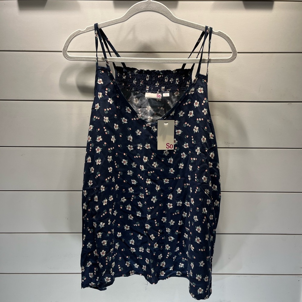 NWT SO floral tank top